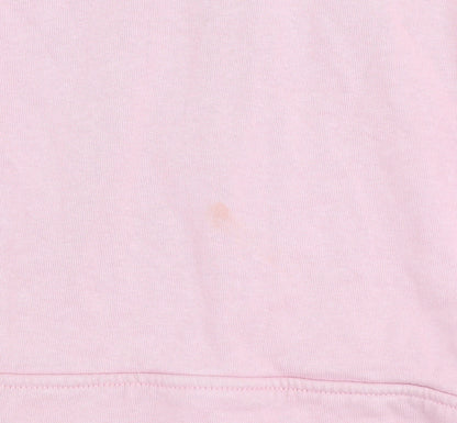 Girls UK Size 10 Years John Lewis & Partners Pink Pullover Hoodie