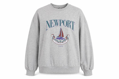 Womens UK Size 8 ASOS Design Grey Pullover Sweatshirt