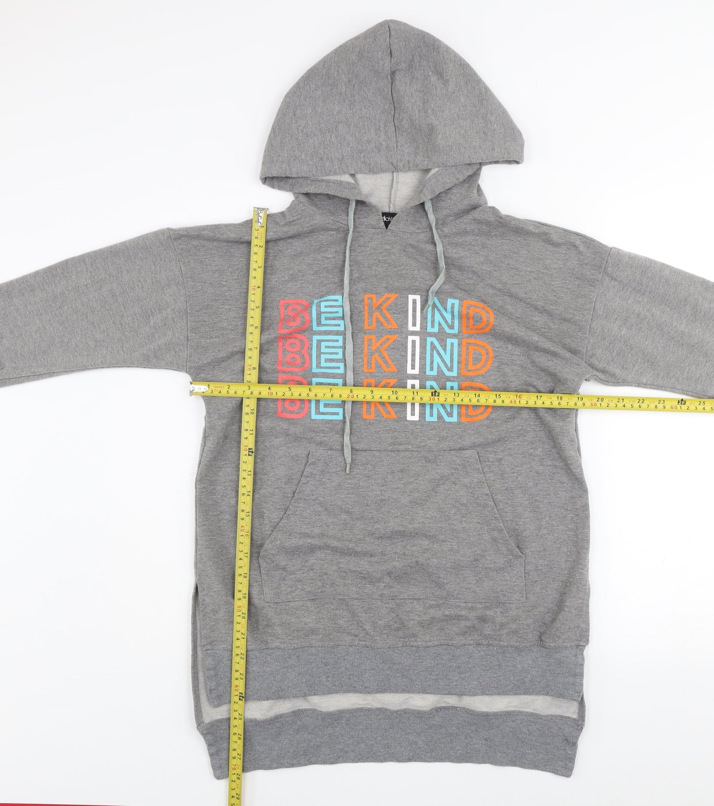Womens UK Size S Achiouwa Grey Pullover Hoodie