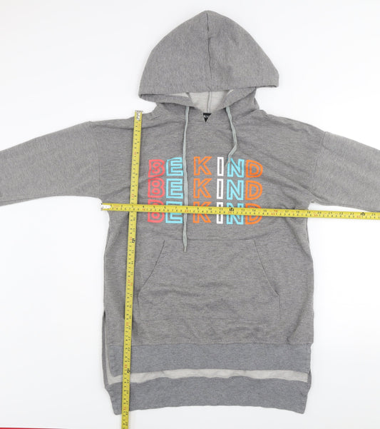 Womens UK Size S Achiouwa Grey Pullover Hoodie