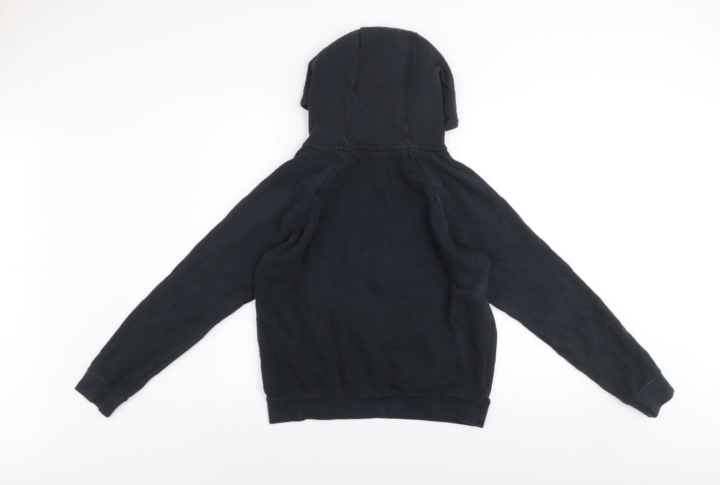 Nike Womens Black XS Pullover Hoodie Sweatshirt Cotton Blend