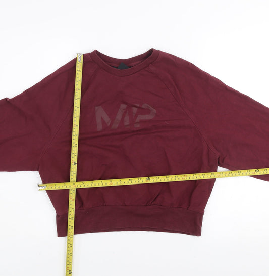 Womens UK Size M MP Red Pullover Sweatshirt