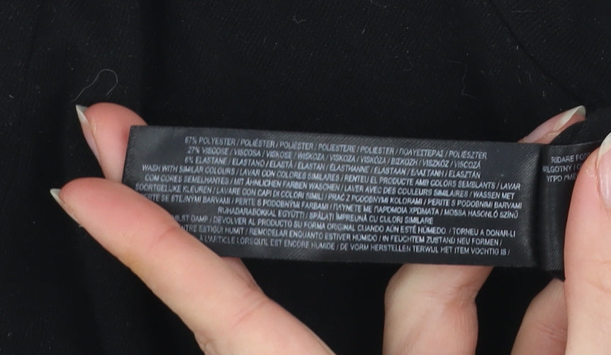 Primark Women’s Black Long Sleeve Slim Fit Stretch Top XS