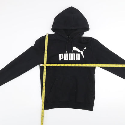 Puma Womens Black Size 10 Pullover Hoodie Sweatshirt