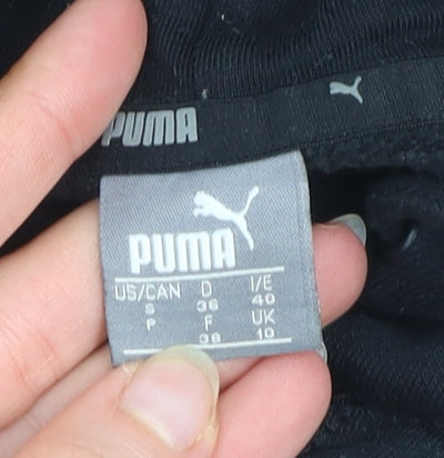 Puma Womens Black Size 10 Pullover Hoodie Sweatshirt