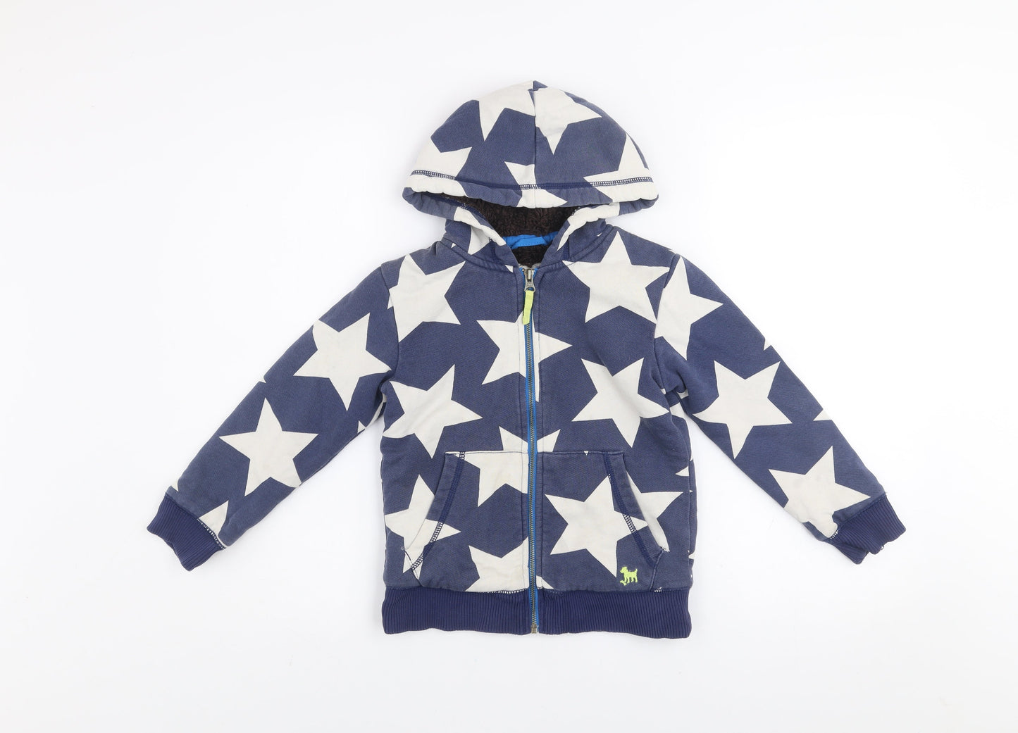 Girls UK Size 5-6 Years Mini Boden Blue Basic Jacket