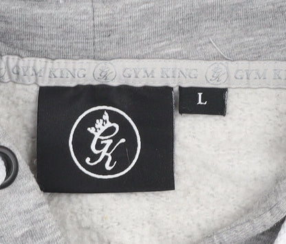 Mens UK Size L Gym King Grey Gym & TrainingRunning & JoggingCasual Jacket