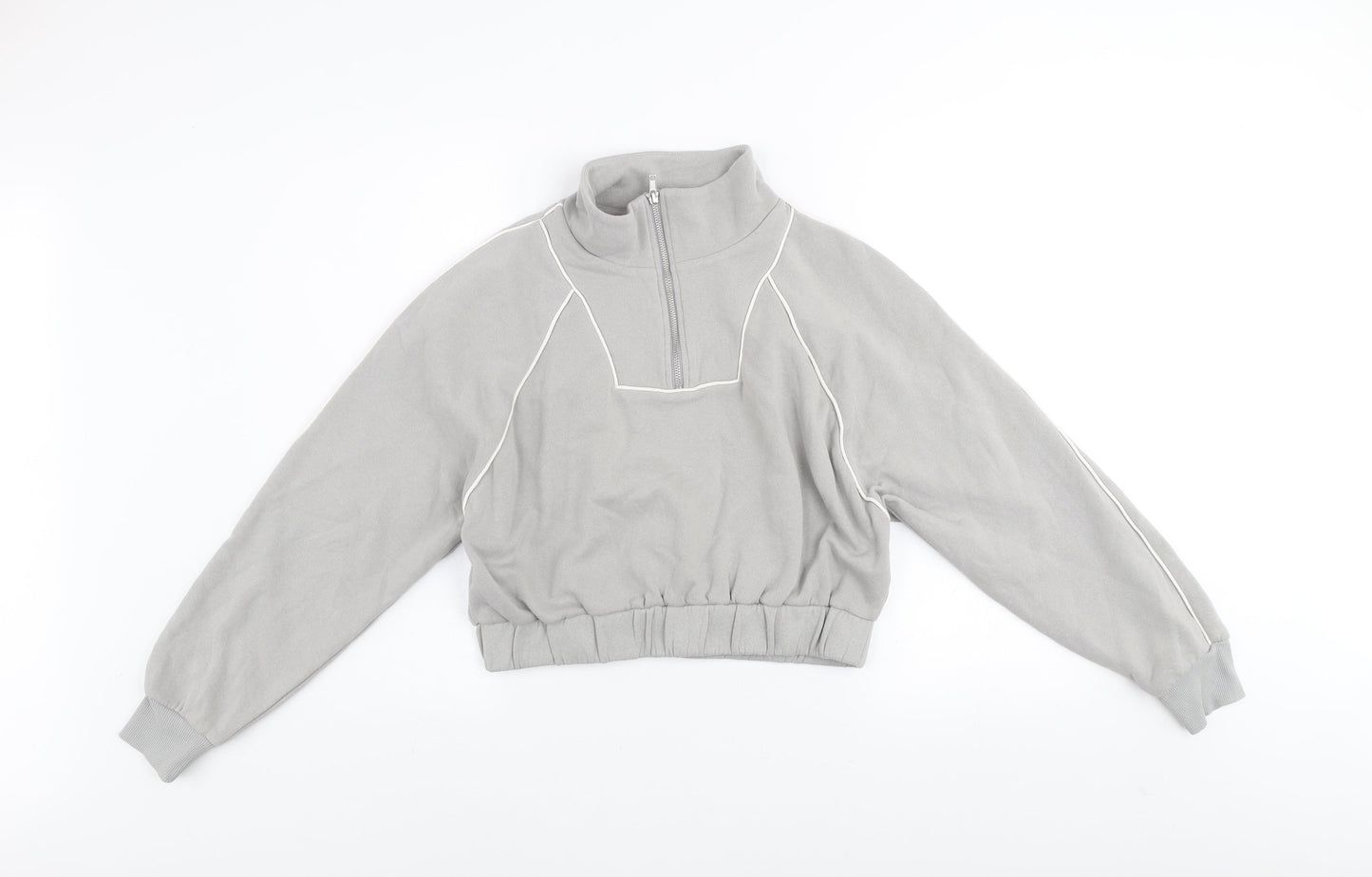 Womens UK Size S H&M Grey Pullover Sweatshirt