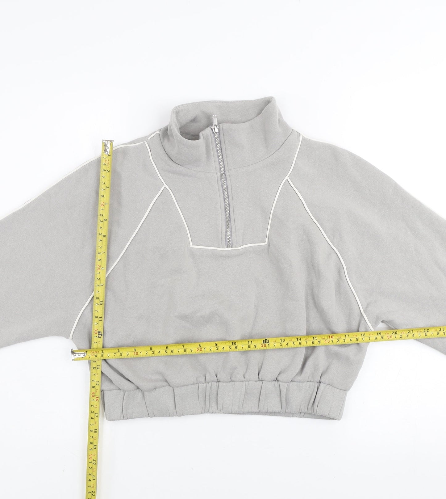 Womens UK Size S H&M Grey Pullover Sweatshirt