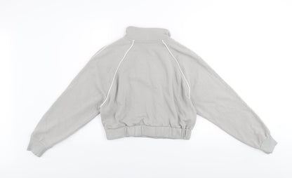 Womens UK Size S H&M Grey Pullover Sweatshirt