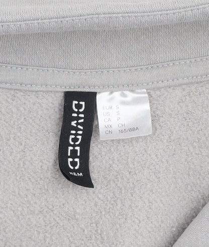 Womens UK Size S H&M Grey Pullover Sweatshirt