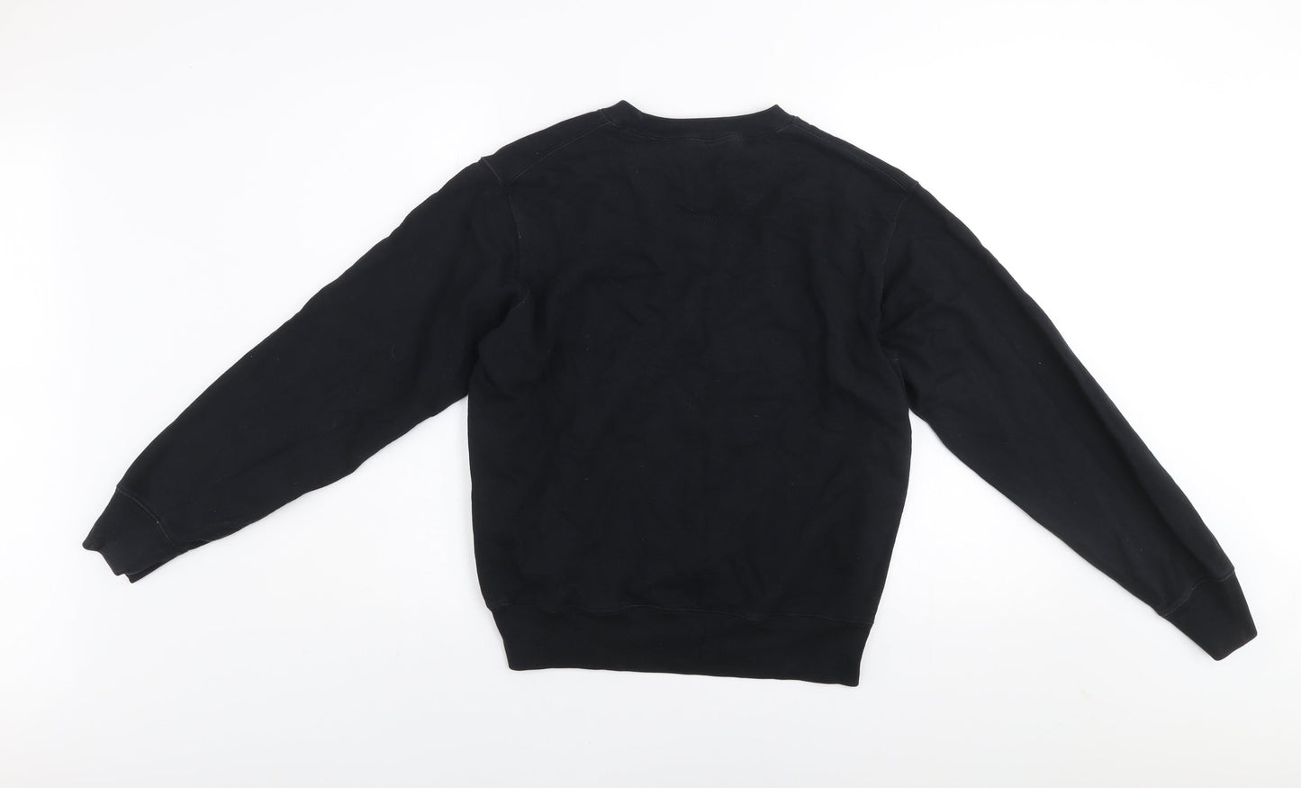 Mens UK Size XS Uniqlo Black Pullover Sweatshirt