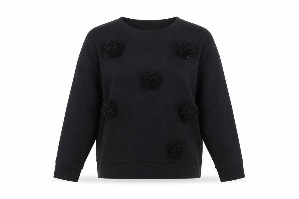 Womens UK Size 14 Marks and Spencer Black Pullover Sweatshirt