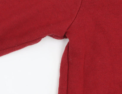 Mens UK Size S Superdry Red Pullover Hoodie