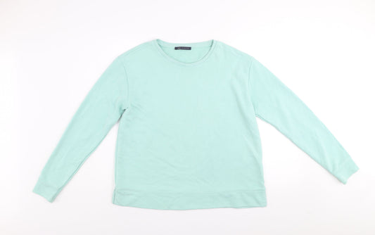 Womens UK Size 16 Marks and Spencer Green Pullover Sweatshirt