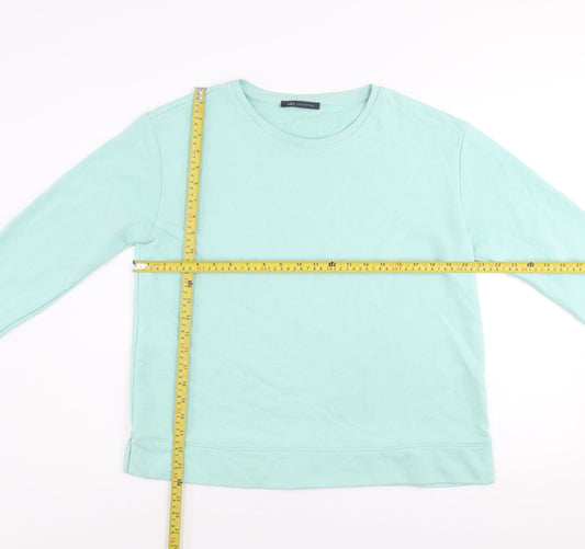 Womens UK Size 16 Marks and Spencer Green Pullover Sweatshirt