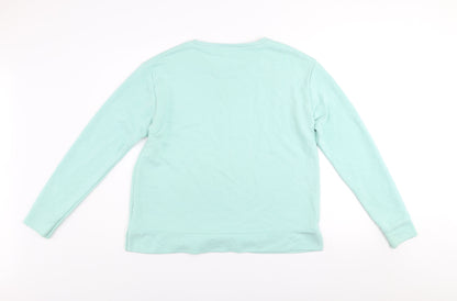Womens UK Size 16 Marks and Spencer Green Pullover Sweatshirt
