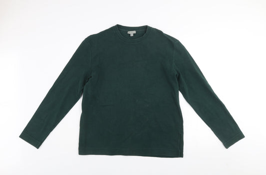 Mens UK Size L COS Green Pullover Sweatshirt