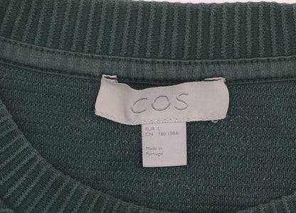 Mens UK Size L COS Green Pullover Sweatshirt