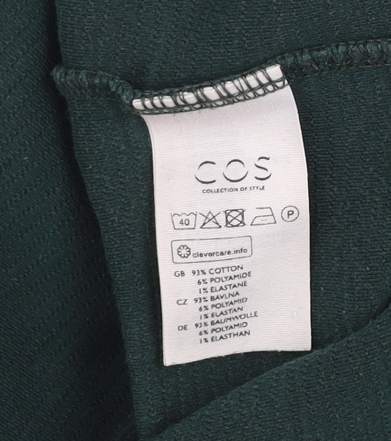 Mens UK Size L COS Green Pullover Sweatshirt