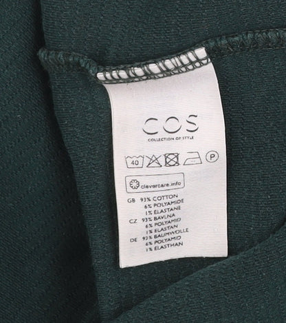 Mens UK Size L COS Green Pullover Sweatshirt