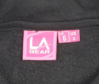 Womens UK Size 6 LA Gear Black Pullover Hoodie