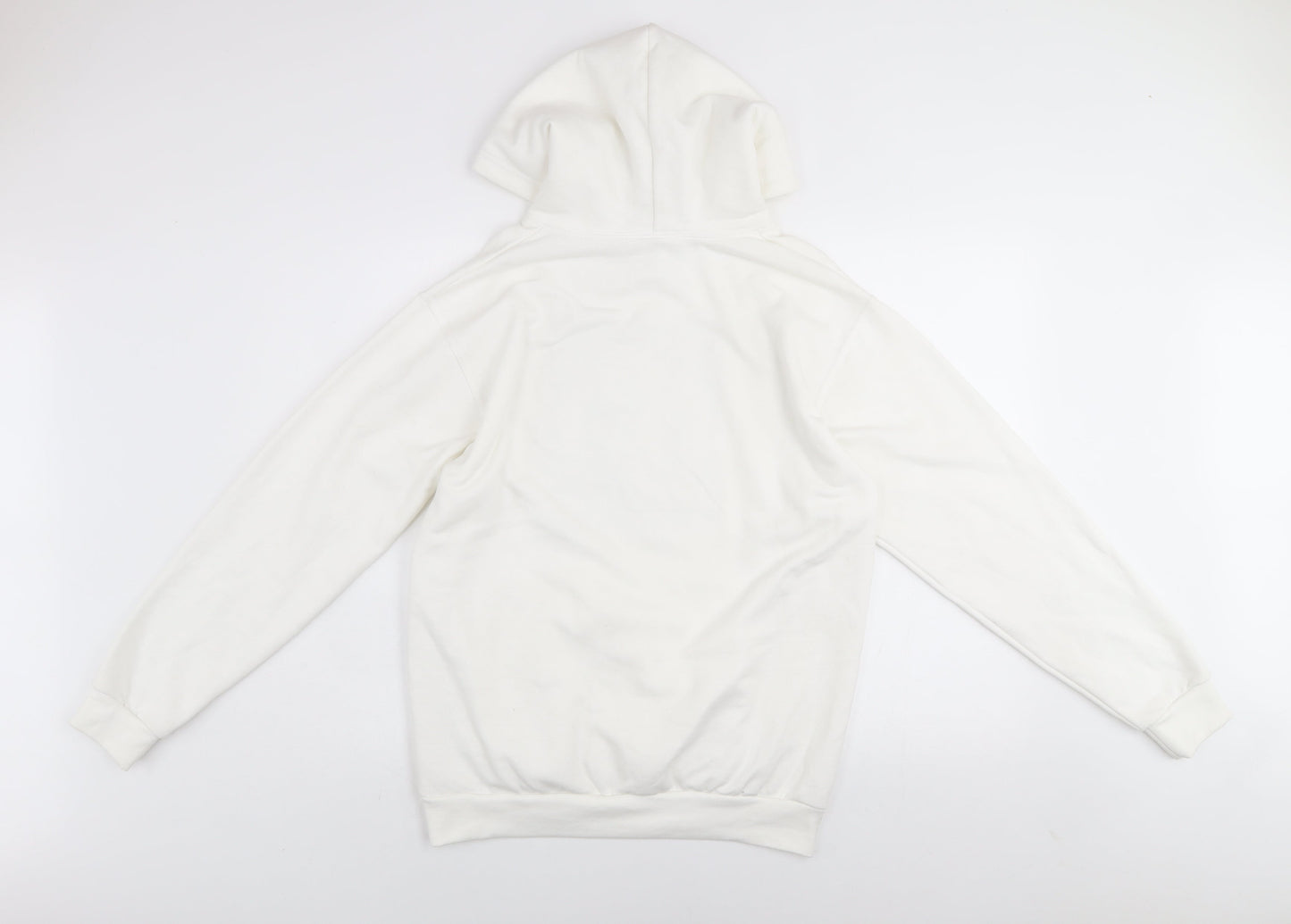 Womens UK Size S Stars & Stripes White Pullover Hoodie