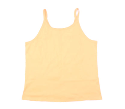 Womens UK Size 22 Marks and Spencer Orange Camisole Tank