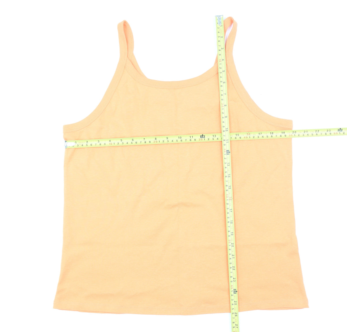 Womens UK Size 22 Marks and Spencer Orange Camisole Tank