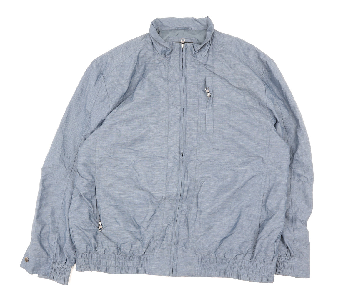 Mens UK Size XL Greenwoods Blue Windbreaker Coat