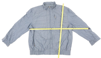 Mens UK Size XL Greenwoods Blue Windbreaker Coat