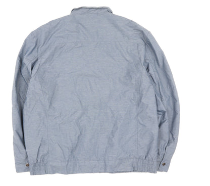 Mens UK Size XL Greenwoods Blue Windbreaker Coat
