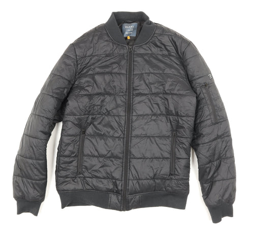 Mens UK Size M Blend Black Bomber Jacket