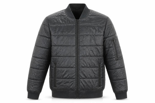 Mens UK Size M Blend Black Bomber Jacket