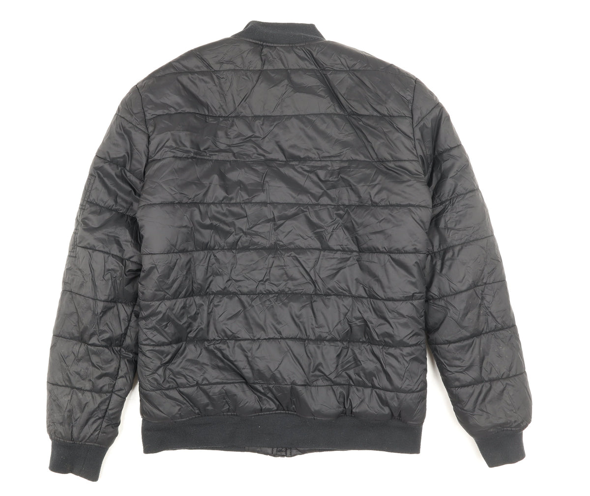 Mens UK Size M Blend Black Bomber Jacket