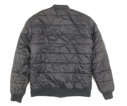 Mens UK Size M Blend Black Bomber Jacket