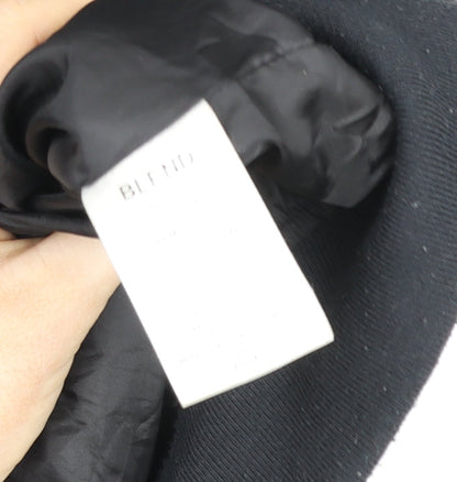 Mens UK Size M Blend Black Bomber Jacket