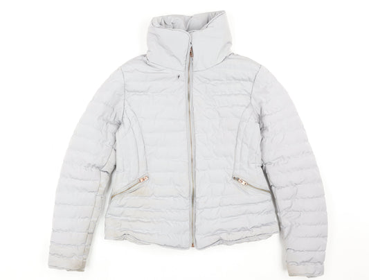 Womens UK Size 12 TKY Outfitters Grey Puffer Jacket