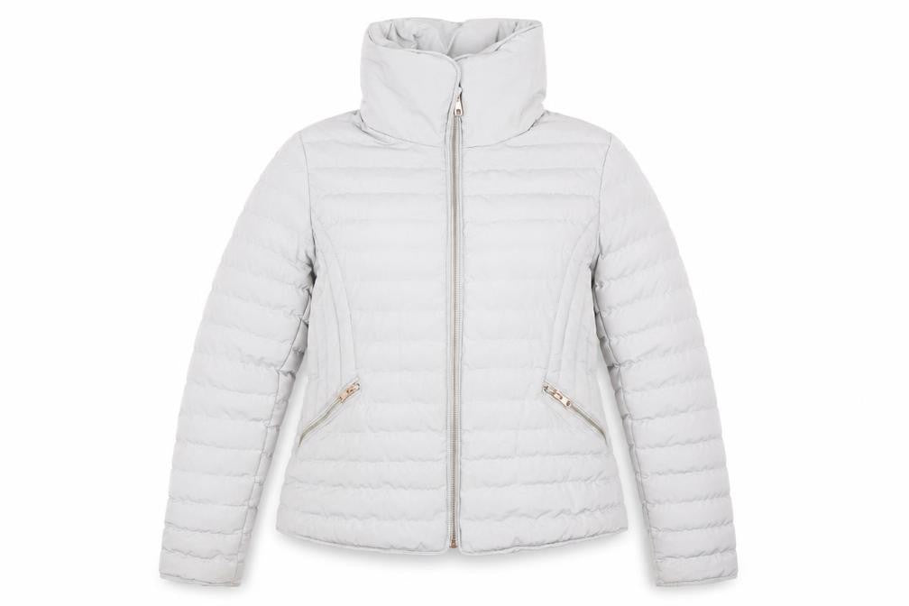 Womens UK Size 12 TKY Outfitters Grey Puffer Jacket