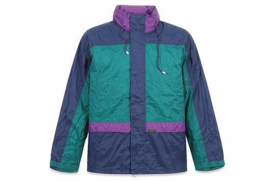 Womens UK Size L Champion Multicoloured Windbreaker Coat