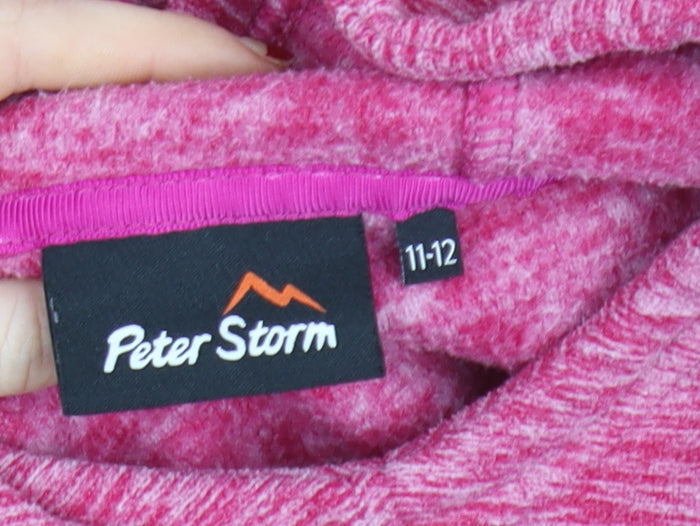 Teens UK Size 11-12 Peter Storm Pink HikingWalkingOutdoor Jacket