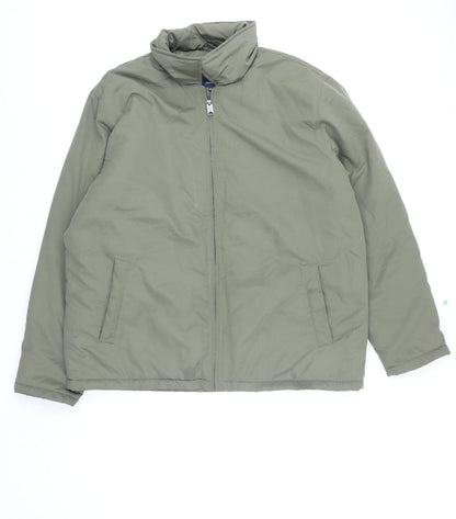 Mens UK Size XL James Pringle Green Puffer Jacket