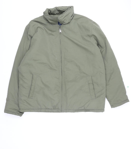 Mens UK Size XL James Pringle Green Puffer Jacket