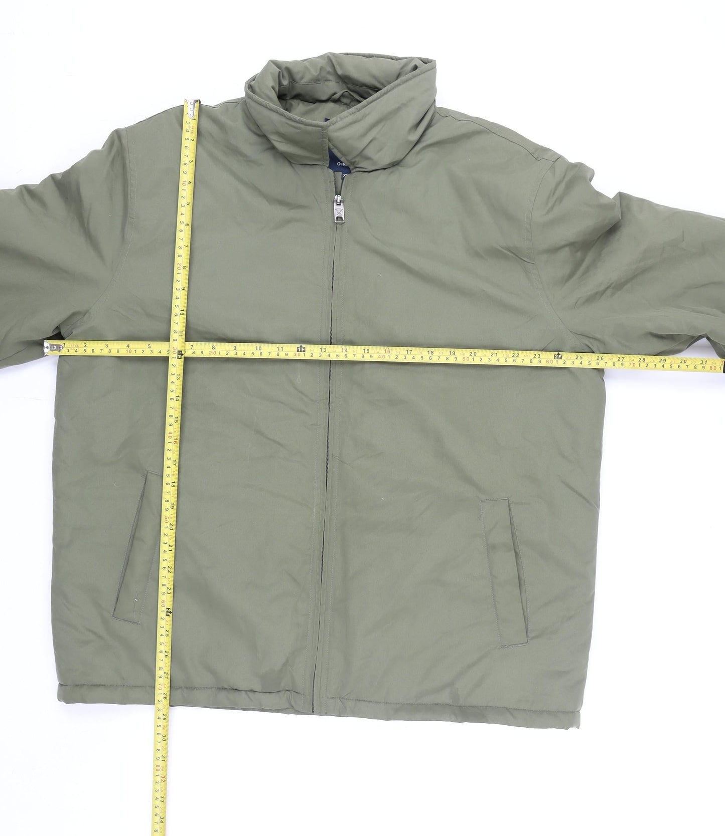 Mens UK Size XL James Pringle Green Puffer Jacket