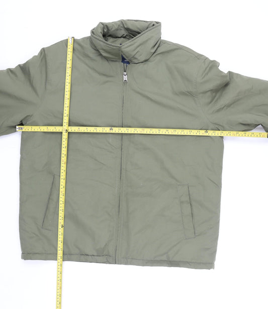 Mens UK Size XL James Pringle Green Puffer Jacket