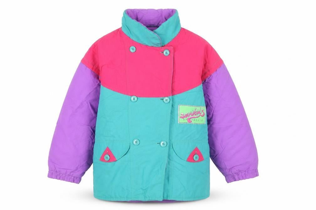 Girls UK Size 12 Years Fusalp Multicoloured Ski Jacket