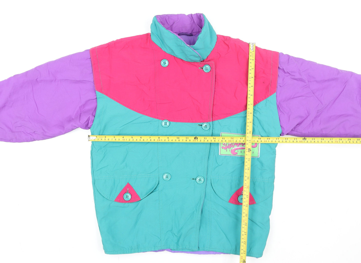 Girls UK Size 12 Years Fusalp Multicoloured Ski Jacket