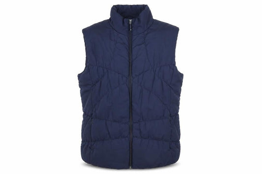 Tu Womens Blue Puffer Waistcoat Size 20 Quilted Zip Lightweight Vest