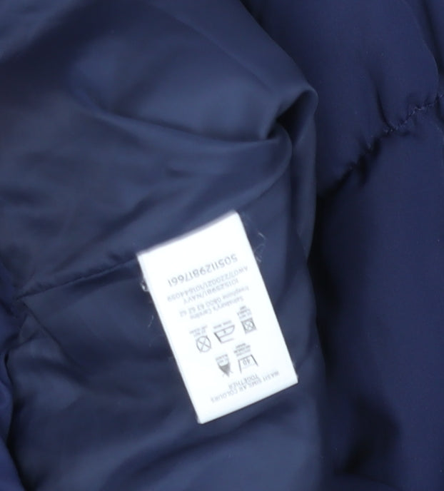 Mens UK Size 20 TU Blue Puffer Jacket