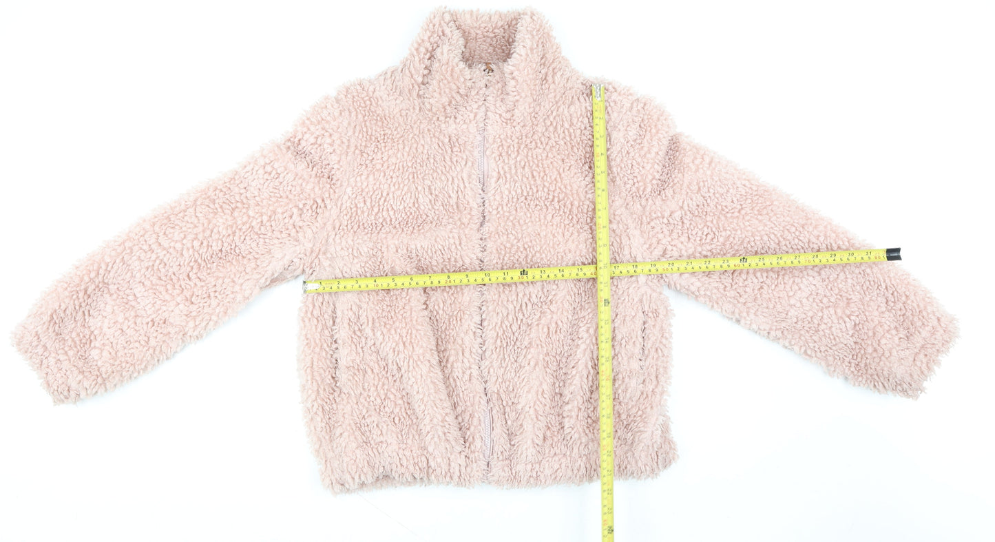Womens UK Size 16 Dorothy Perkins Pink Full Zip Hoodie